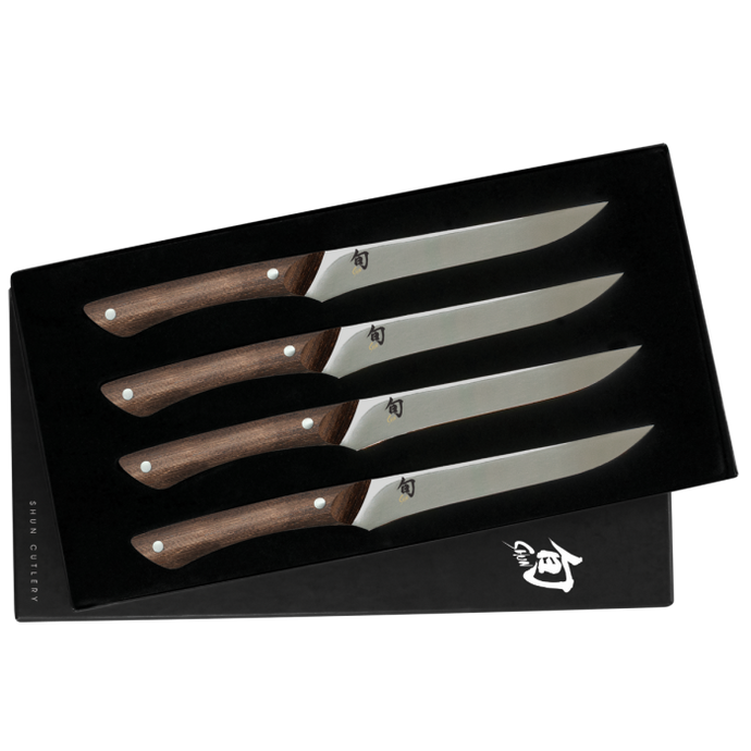 Shun Shima Natural 4-Piece Steak Knife Set