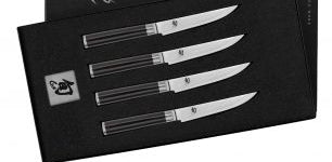 Shun Classic 4-Piece Steak Knife Set