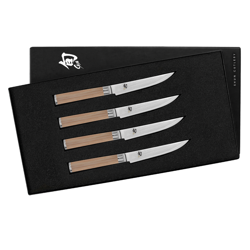Load image into Gallery viewer, Shun Classic Blonde 4-Piece Steak Knife Set
