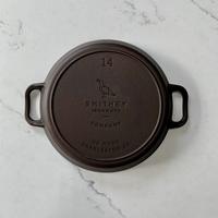 Smithey Ironware No. 14 Dual Handle Cast Iron Skillet