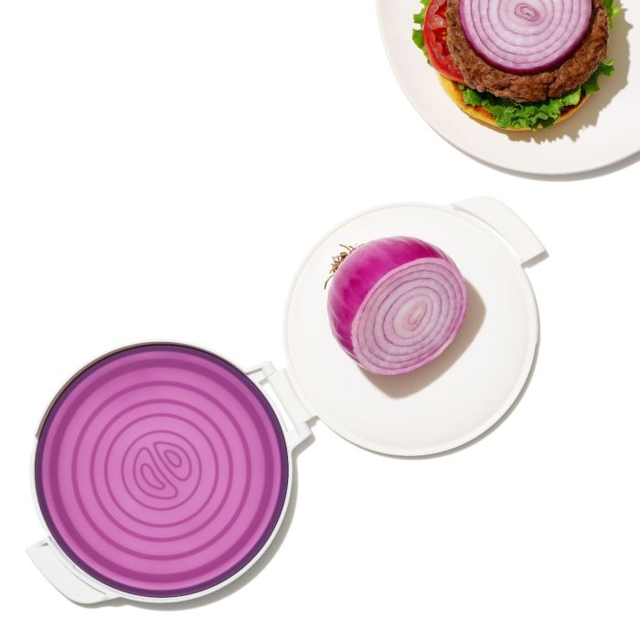 Load image into Gallery viewer, OXO Good Grips Cut &amp; Keep Silicone Onion Saver
