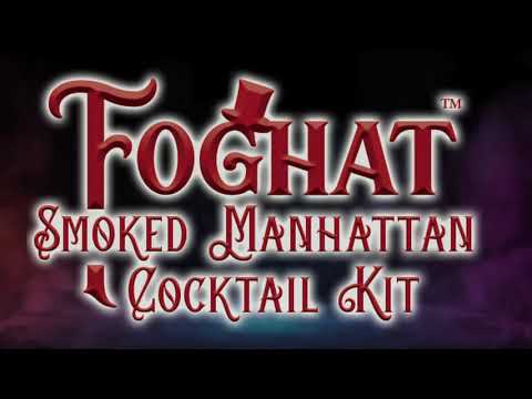 Load and play video in Gallery viewer, Foghat™ Smoked Manhattan Cocktail Kit W/ 5 Manhattan Cocktail Mixes
