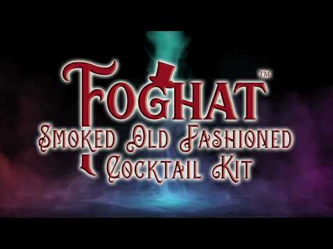 Load and play video in Gallery viewer, Foghat™ Smoked Old Fashioned Cocktail Kit W/ 5 Old Fashioned Cocktail Mixes
