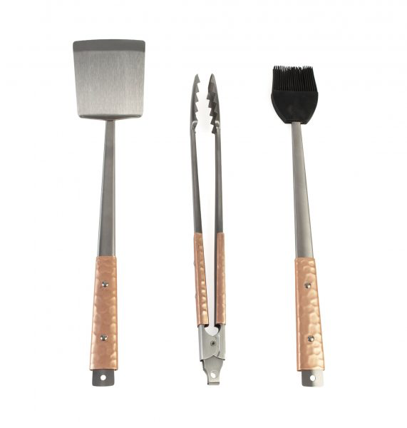 Charcoal Companion Copper Handle 3PC Tool Set