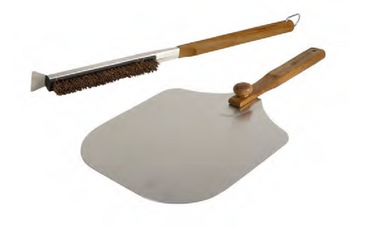 Pizzacraft Accessories with Acacia Wood Handles Brush – Atlanta Grill Company