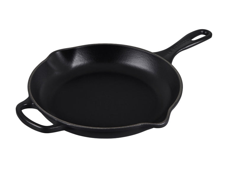 Le Creuset 9.75 Signature Deep Round Grill Pan - Licorice – Chef's Arsenal