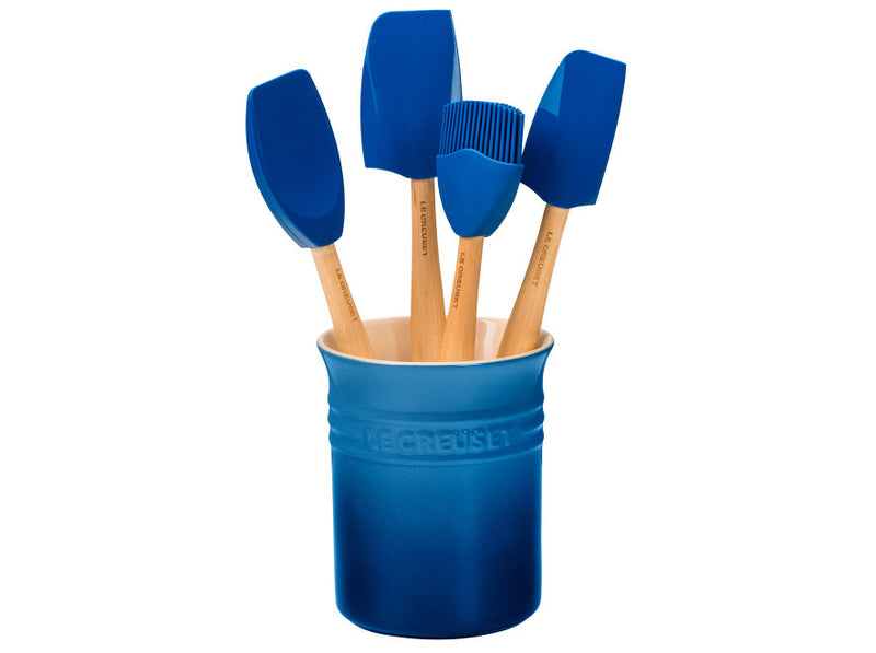 Load image into Gallery viewer, Le Creuset Craft Series Utensil Set w/Crock
