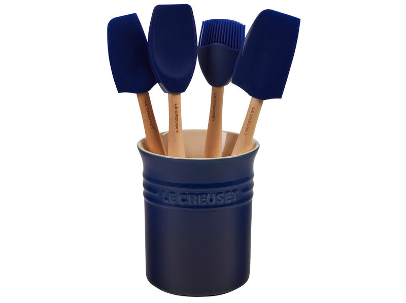 Load image into Gallery viewer, Le Creuset Craft Series Utensil Set w/Crock

