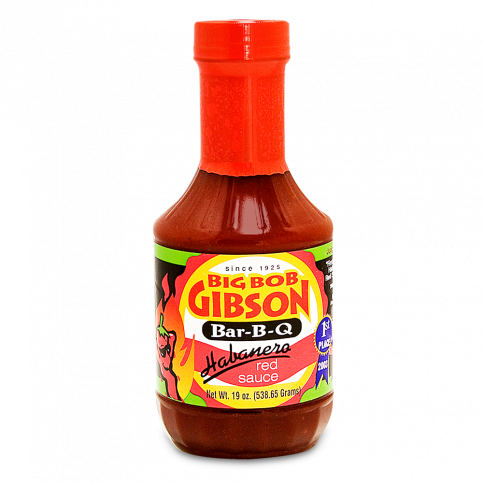 Big Bob Gibson Habanero Red Sauce 19oz.