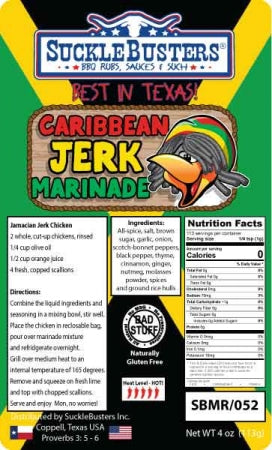 Sucklebusters: Caribbean Jerk Marinade