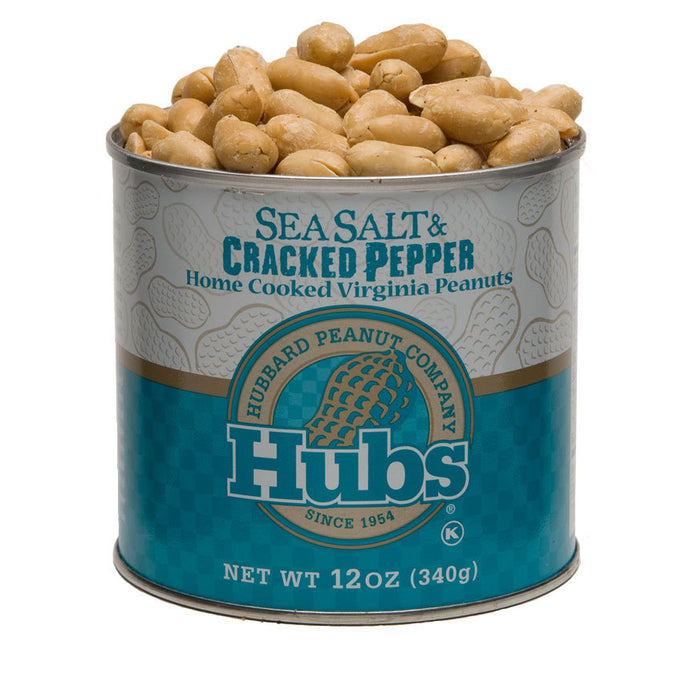 Hubs Peanuts: Sea Salt & Cracked Pepper
