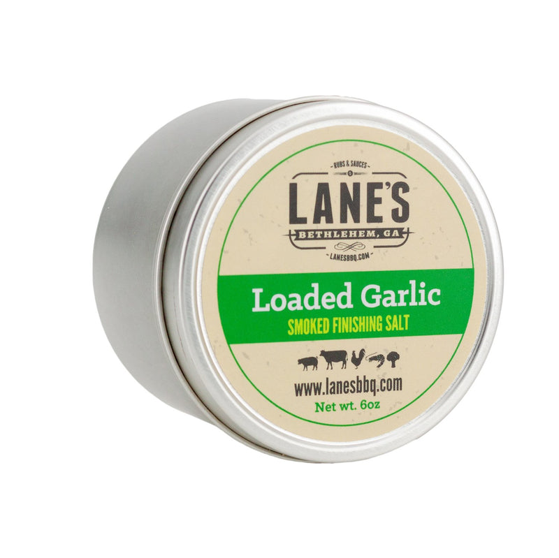 Load image into Gallery viewer, Lane&#39;s BBQ: Loaded Garlic Smoked Finishing Salt
