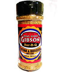 Big Bob Gibson Steak & Burgers Dry Rub 6.9oz